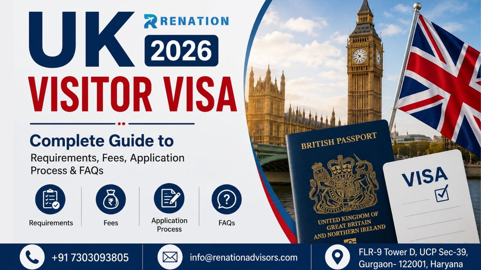 UK Visitor Visa 2026: Requirements, Fees, Process & FAQs